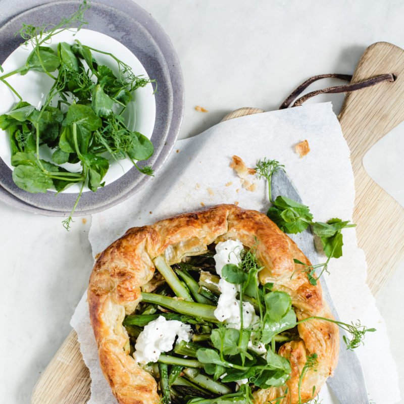 Butter Bean and Asparagus Galette Rhodes Food Group