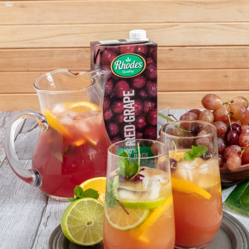 Grape, Orange And Ginger Ale Punch Rhodes Food Group