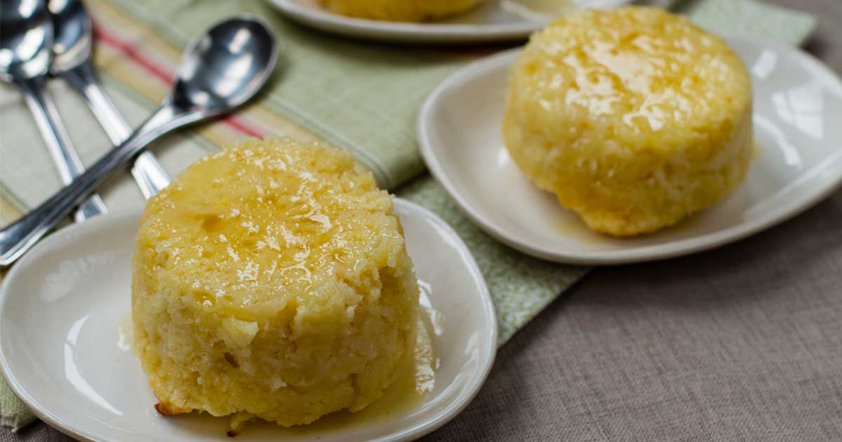 Warm Coconut Pudding With Pineapple Infusion Rhodes Food Group