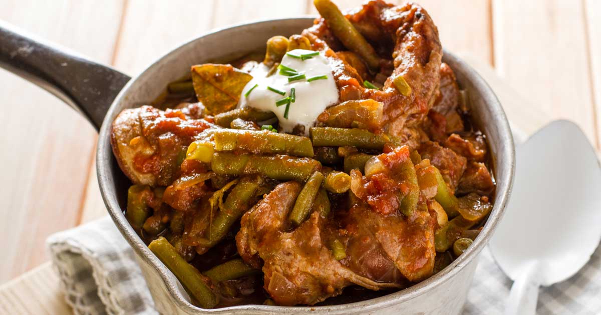 Green Bean Mutton Stew | Rhodes Food Group