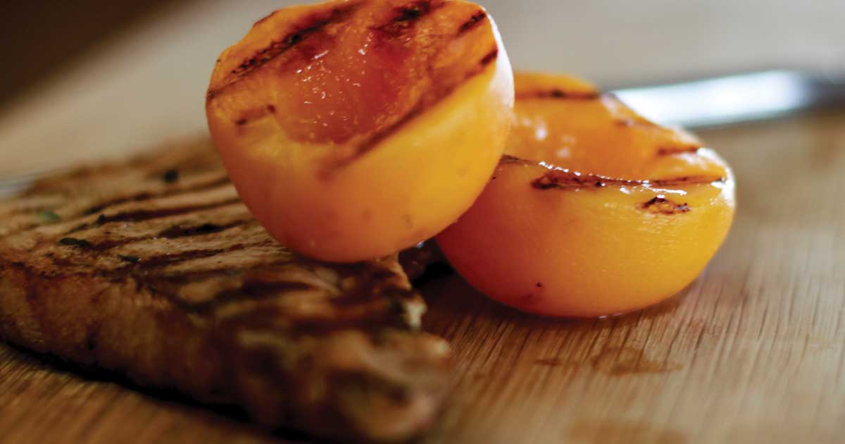 Baked Pork Chops With Canned Peaches | Rhodes Food Group